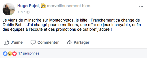 Bewertungen Facebook Montecryptos.