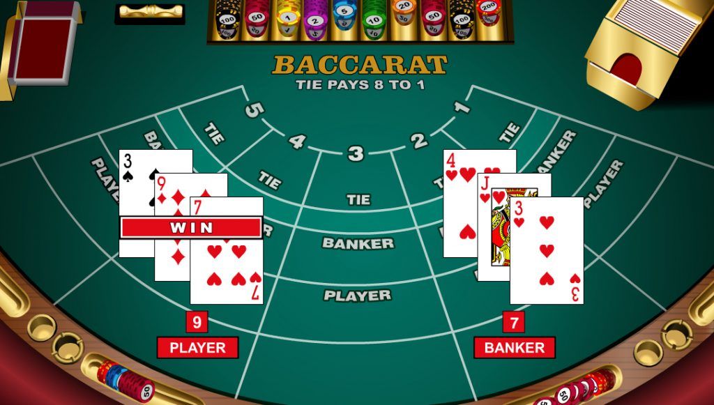 Baccarat Online-Spiel.