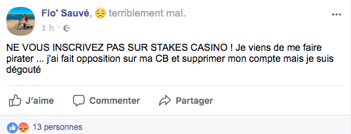 Avis Facebook Casino Staks