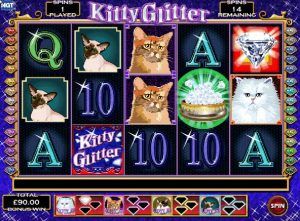 Kitty Glitter-Schnittstelle.