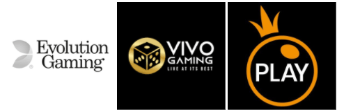 Live Casino Logos-Entwickler