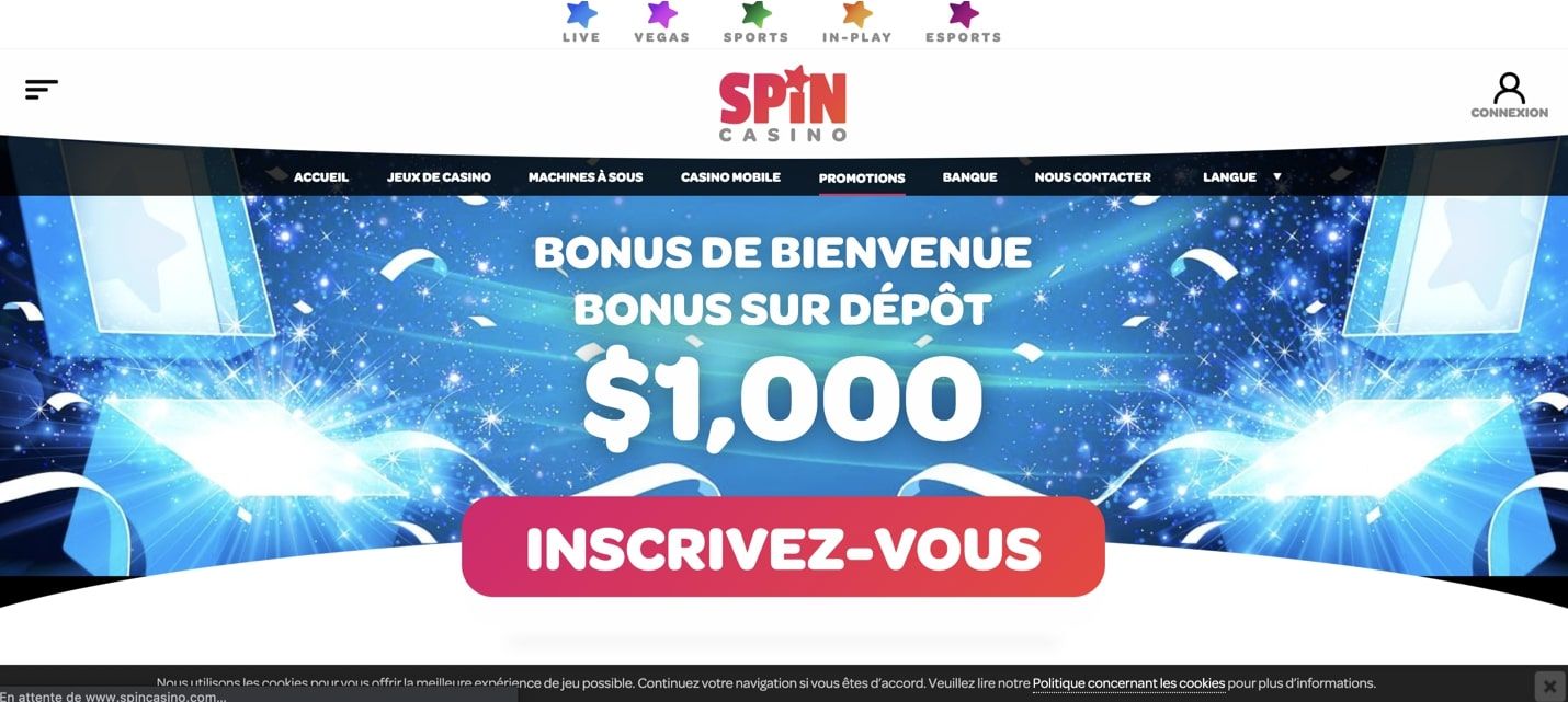 Spin Casino-Promotionen.