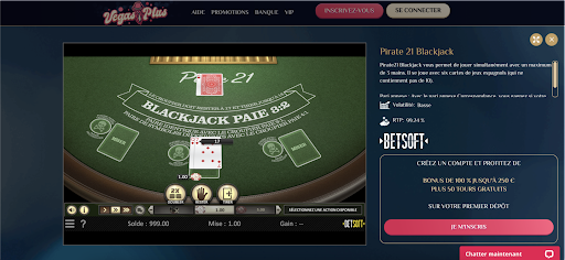 Blackjack Vegas Plus.